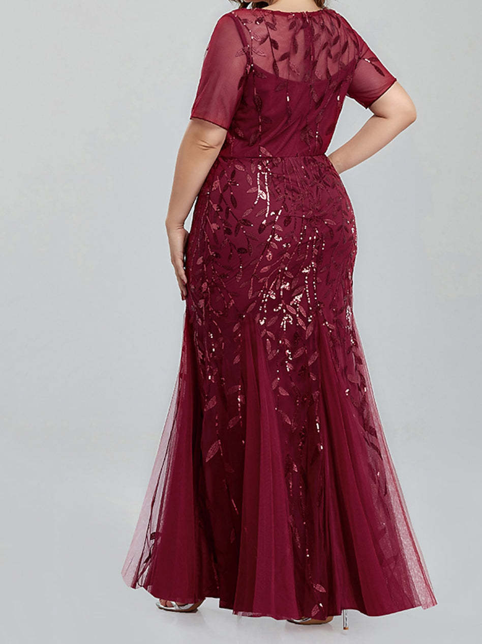 Mother of the Bride Trumpet/Mermaid Dresses Featuring Applique-BMbridal