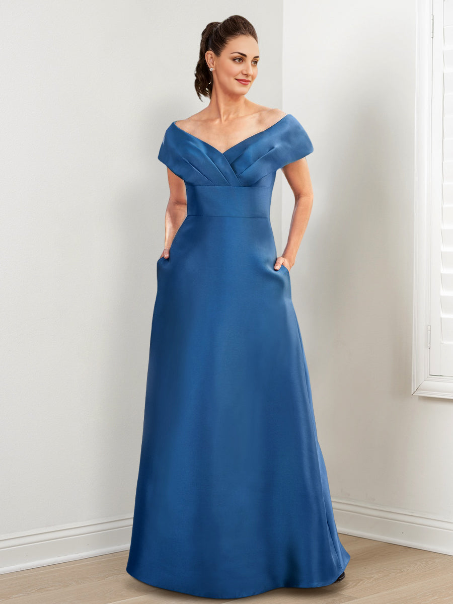 Mother of the Bride A-Line and Princess Dresses Featuring Pockets-BMbridal