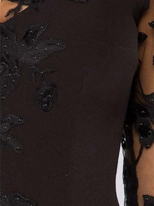 Sweetheart A-Line Princess Floor-Length Mother of the Bride Dress with 3/4 Sleeves Lace & Side Split-BMbridal