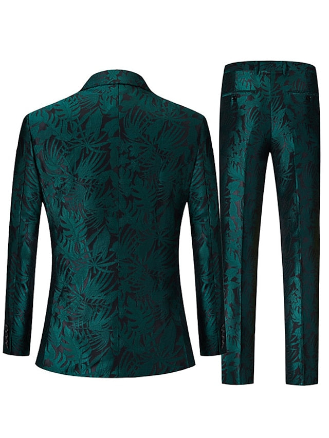 Double-Breasted 2-Piece Wedding Suit For Men In Tailored Fit-BMbridal