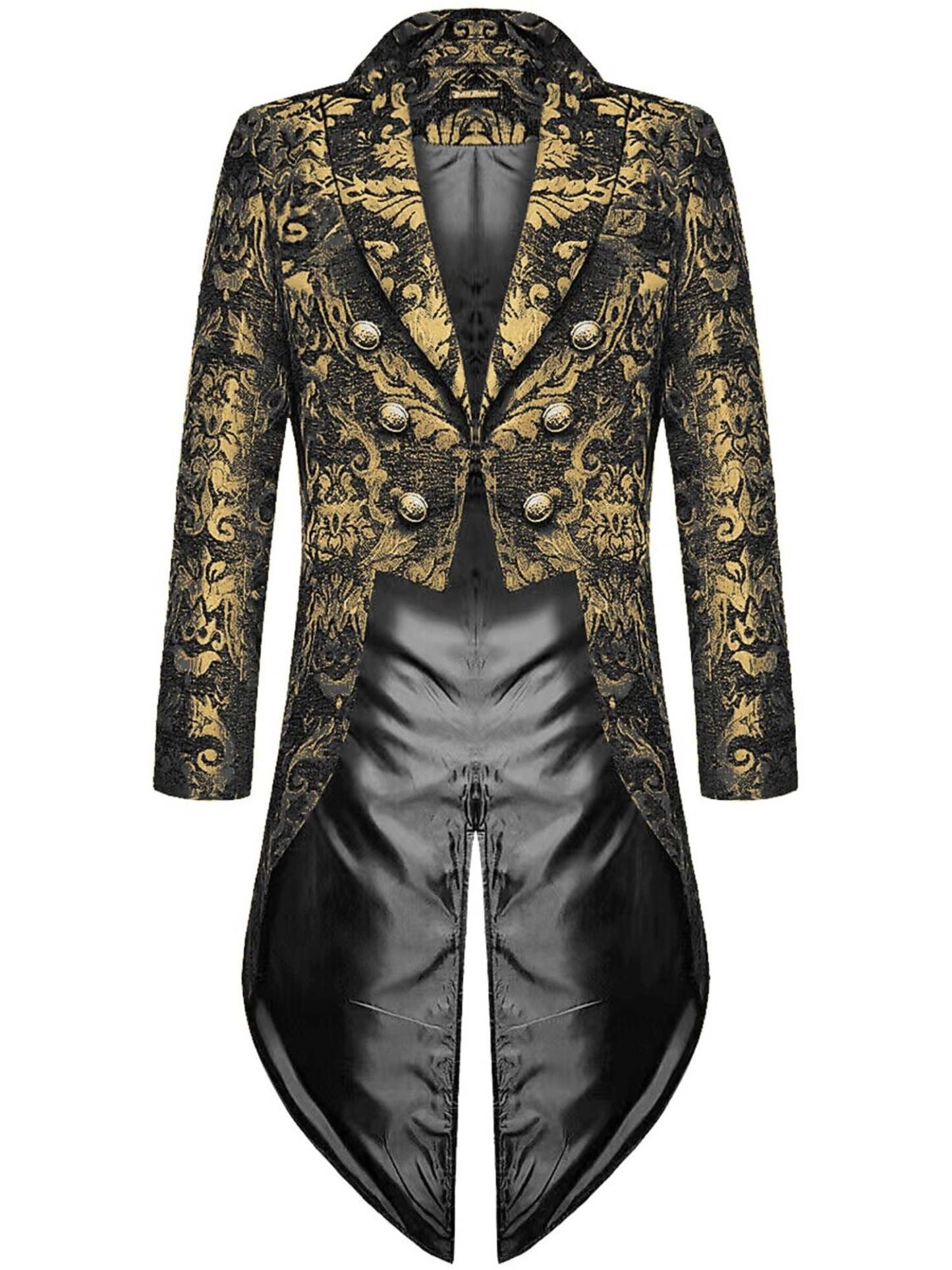 Exquisite Floral Tailcoat Suit For Men In Retro Style-BMbridal