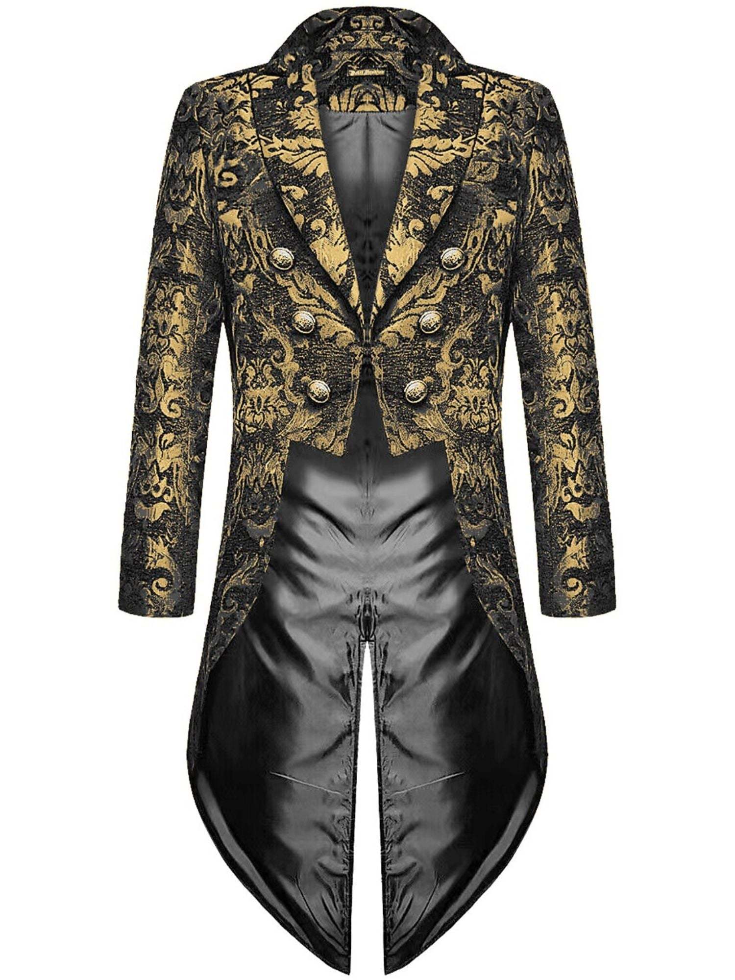 Exquisite Floral Tailcoat Suit For Men In Retro Style-BMbridal