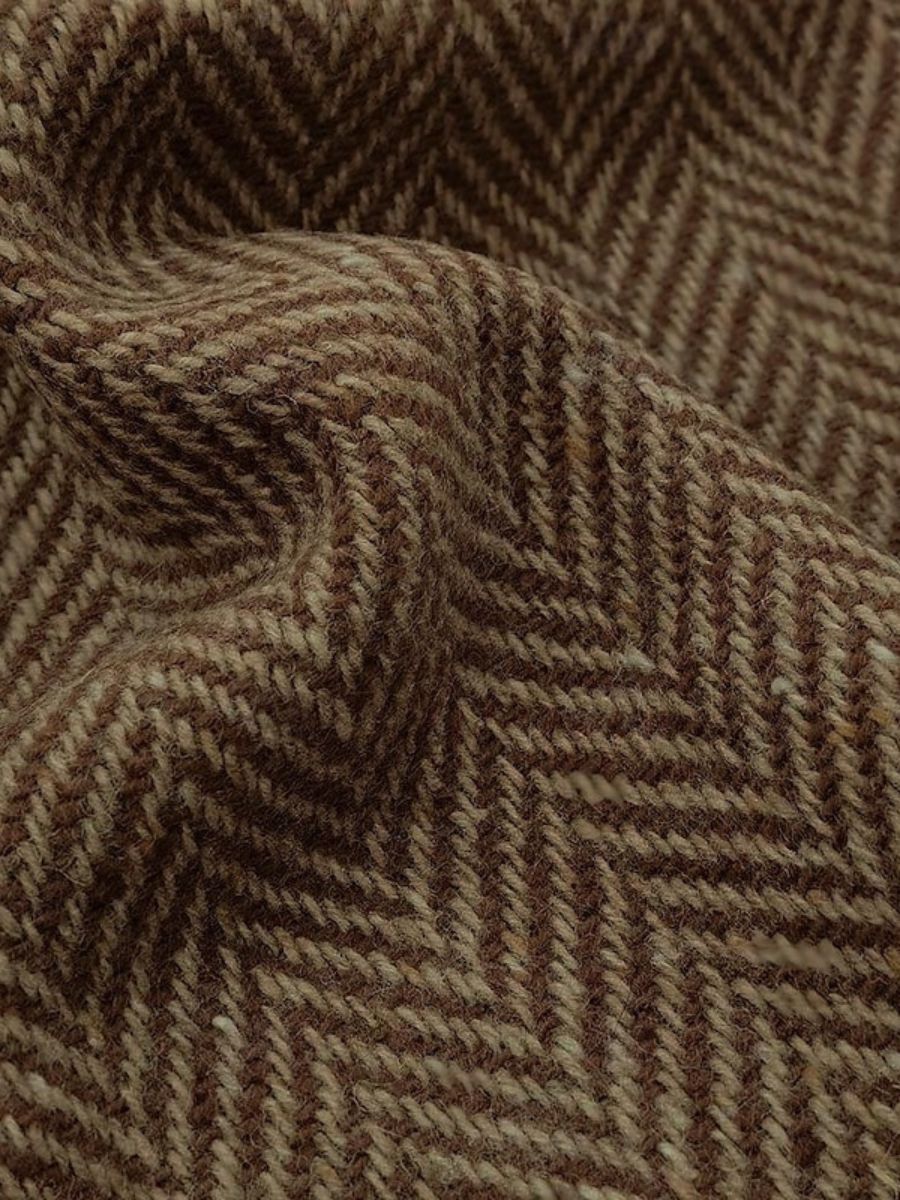 Men's Brown 3-Piece Single-Breasted Two-Button Suit For Weddings And Daily Wear-BMbridal