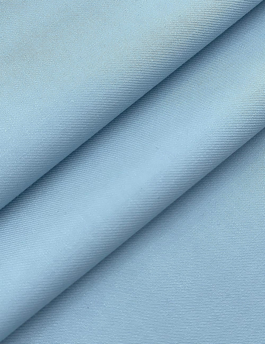 Men's Slim Fit Sky Blue Single-Breasted Two-Button Solid Beach Wedding Suit-BMbridal