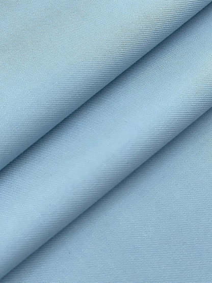 Men's Sky Blue Three-Piece Single-Breasted Two-Button Formal Wedding Suit-BMbridal