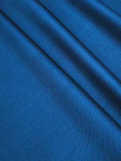 Elegant Blue Men's Two-Button Notch Lapel Single-Breasted Suit For Beach Wedding And Prom Party-BMbridal