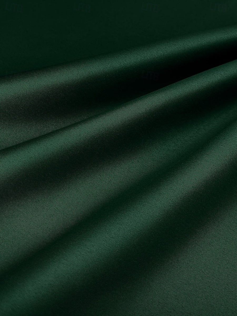 Single-Breasted One-Button Peaked Lapel Wedding Suit For Men Standard Fit 3-Piece Set-BMbridal