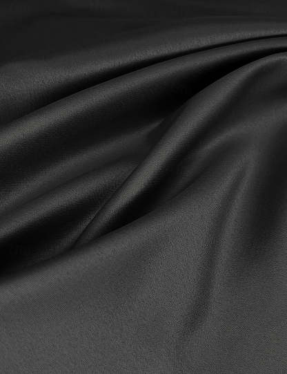 V-Neck Long-Sleeve Asymmetrical Evening Gown with Sequins and Ruffles