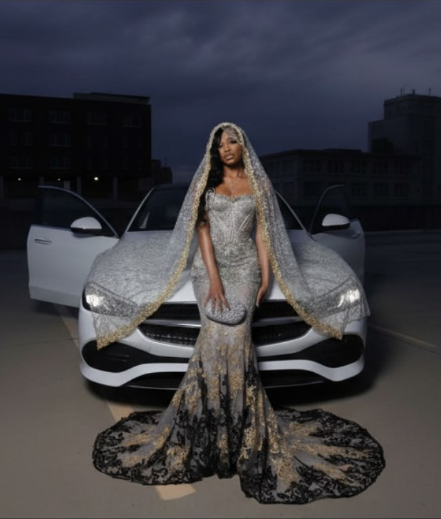 Silver Sparkle Beaded Mermaid Court Train Sweetheart Sleeveless Prom Dresses