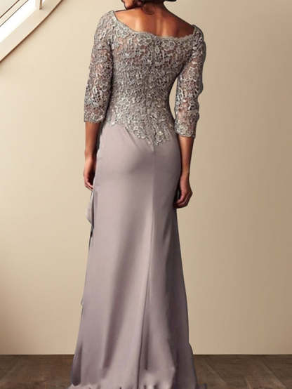 Floor-Length Mother of the Bride Column/Sheath Gown
