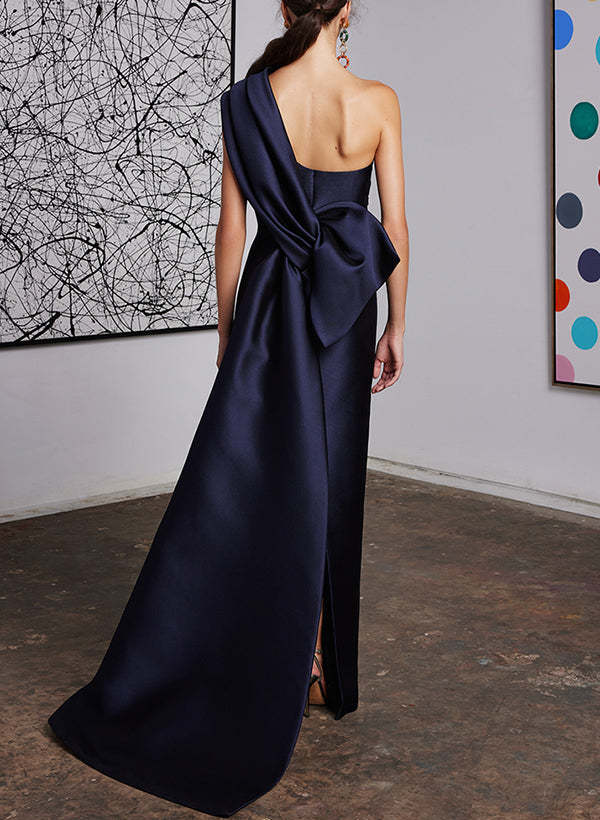 One-Shoulder Sheath/Column Gown for the Mother of the Bride-BMbridal
