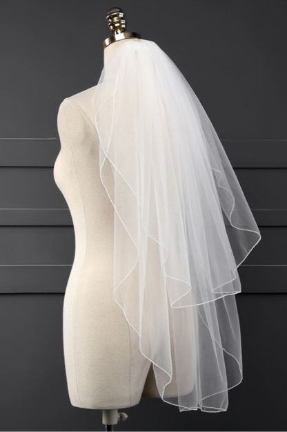 Tulle Cut Edge 1.5*1.5M Wedding Veils