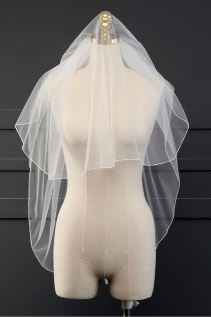 Tulle Cut Edge 1.5*1.5M Wedding Veils