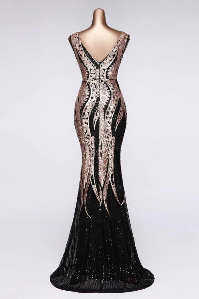 BMbridal Gorgeous Sequined Square-Neck Mermaid Prom Dresses Sleeveless Online