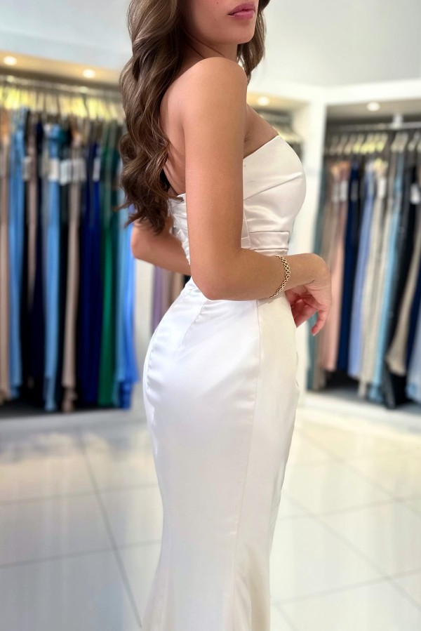 Bmbridal Sweetheart Mermaid Evening Dress Long With Slit