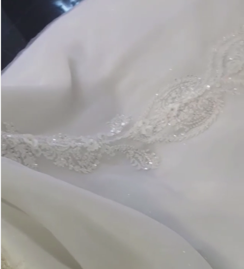 Bmbridal Off-the-Shoulder Mermaid Wedding Dress With Appliques Beads-BMbridal