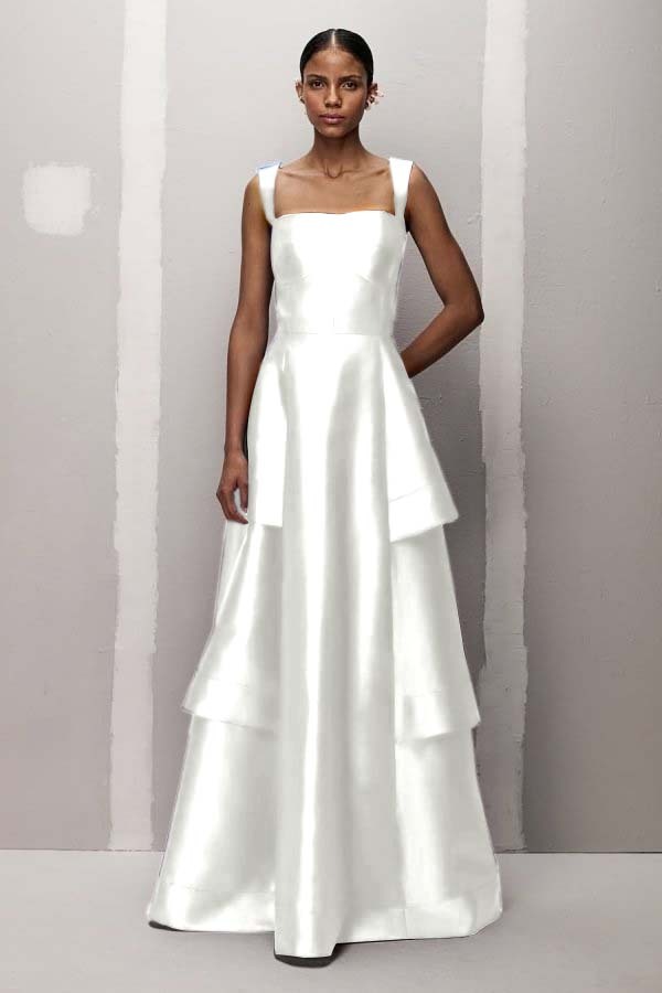 Charming Straps Sleeveless High Waist Long Prom Dress With Pleated