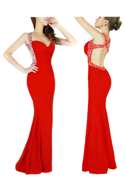 BMbridal Sexy Mermaid Sweetheart Prom Dress
