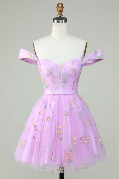 Champagne Cute A Line Sweetheart Short Homecoming Dress