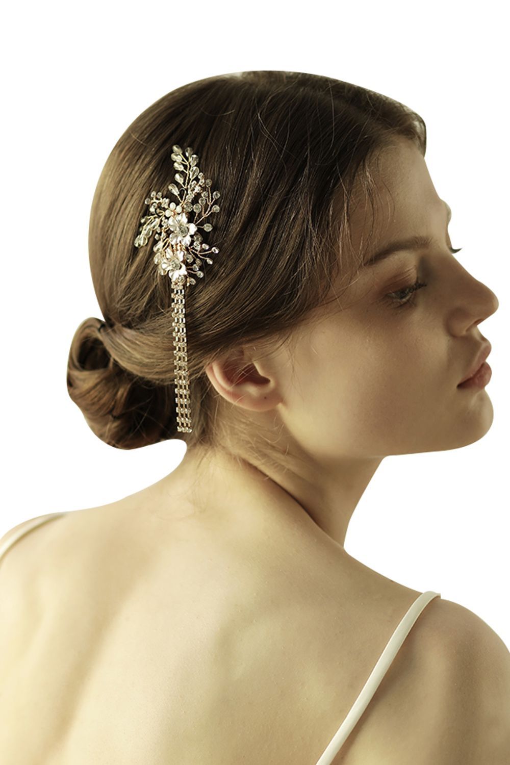 BMbridal Beautiful Alloy Special Occasion Hairpins Headpiece with Rhinestone-BMbridal