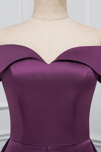 BMbridal Stylish Off-the-Shoulder Sweetheart Sleeveless Prom Dresses Affordable Online