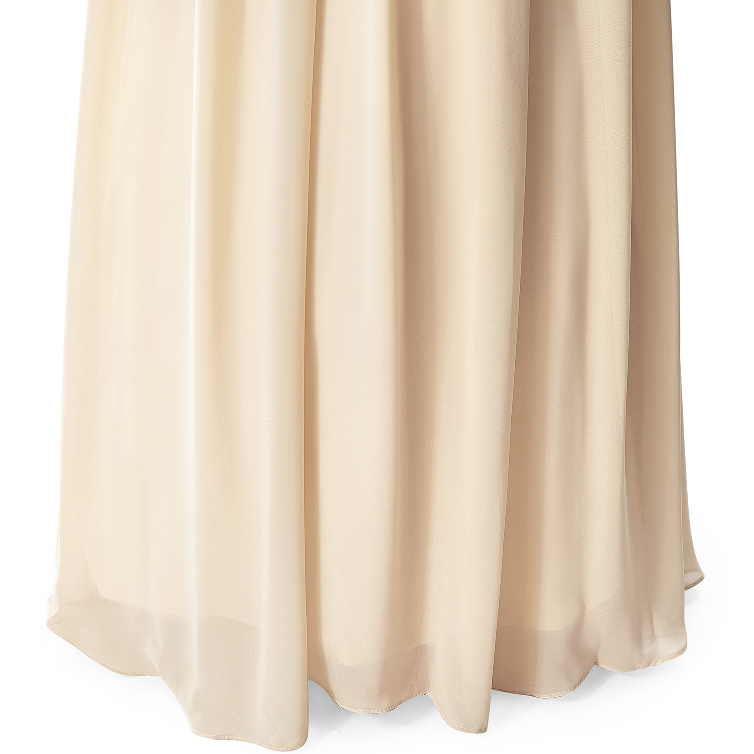 BMbridal A-line V-neck Chiffon Party Dress With Sequined