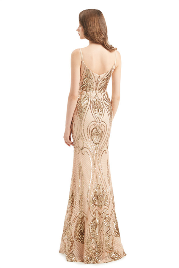 Bmbridal Sleeveless Mermaid Prom Dress Long With Lace Appliques