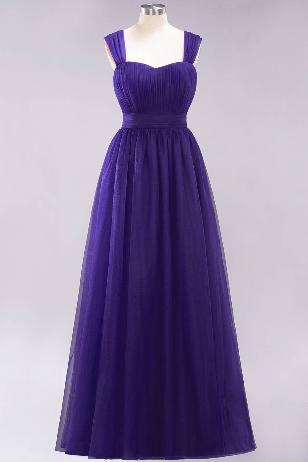 BMbridal Gorgeous Sweetheart Straps Ruffle Burgundy Bridesmaid Dresses Online-BMbridal