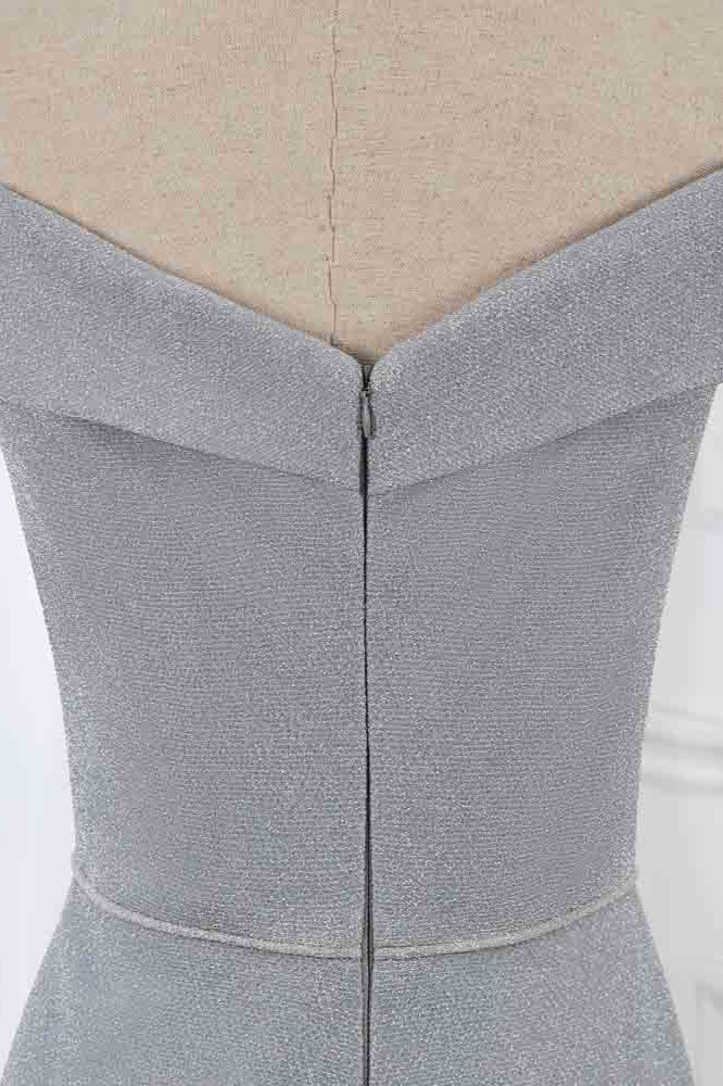 BMbridal Chic Off-the-Shoulder Sleeveless Long Prom Dresses with Front Slit Online