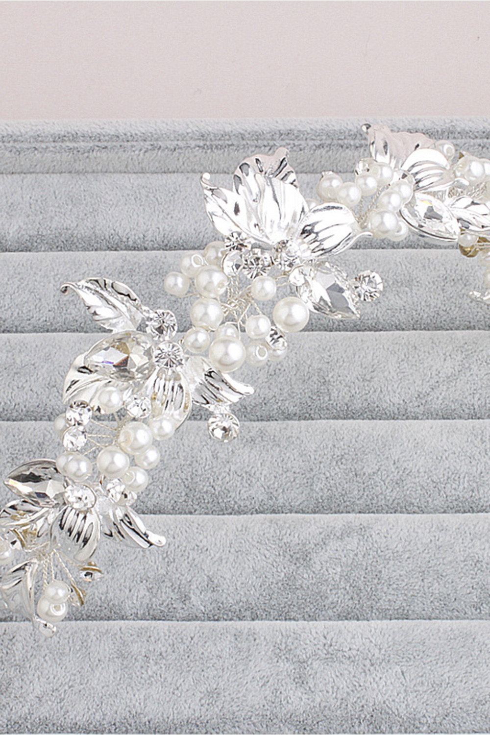 BMbridal Glamourous Alloy Imitation Pearls Special Occasion Hairpins Headpiece with Rhinestone-BMbridal
