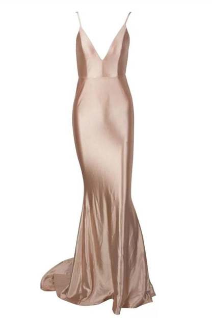Champagne Evening Dresses | Long prom dresses-BMbridal.com