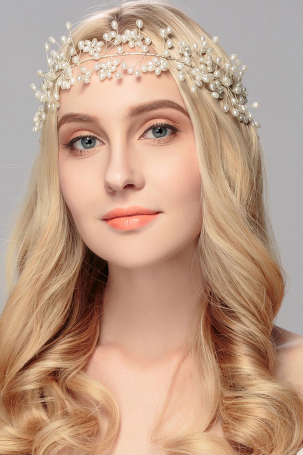 BMbridal Beautiful Alloy Imitation Pearls Party Headbands Headpiece with Rhinestone-BMbridal