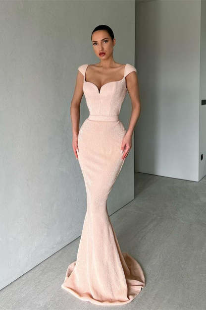 Designer Sequined Sleeveless Mermaid Prom Dress-BMbridal.com