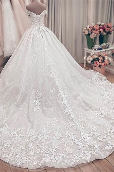 Designer wedding dresses princess | Wedding dresses in lace-BMbridal.com