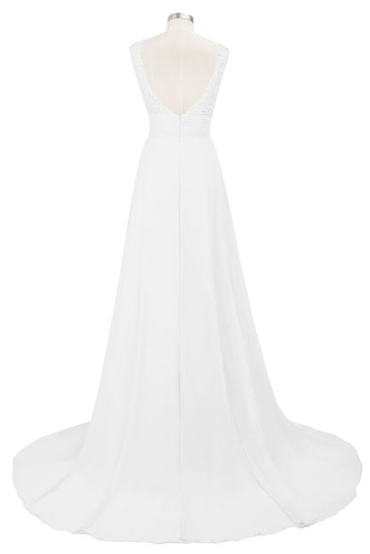 BMbridal Chic Jewel Chiffon Tulle Party Dress with Sequins