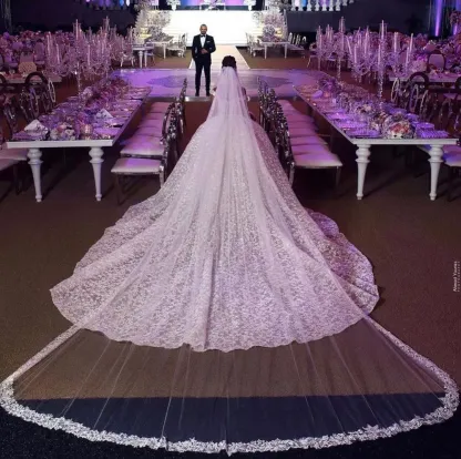 Modest Lace Long Princess Off-the-Shoulder Wedding Dress