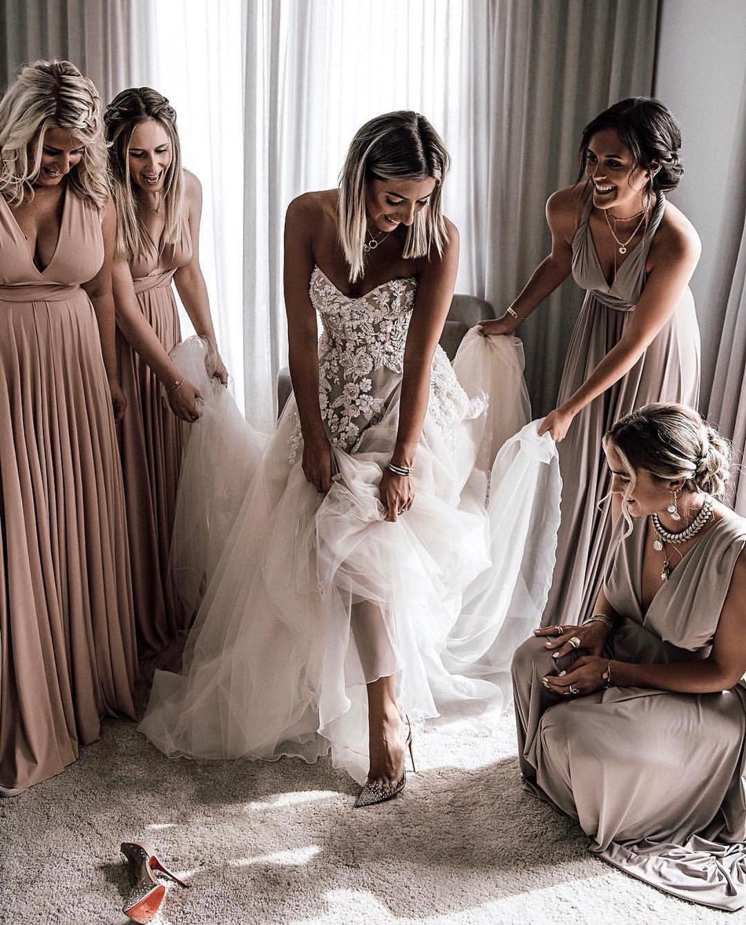 Elegant Princess A-Line Wedding Dresses with Lace-BMbridal.com
