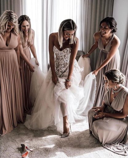 Elegant Princess A-Line Wedding Dresses with Lace-BMbridal.com