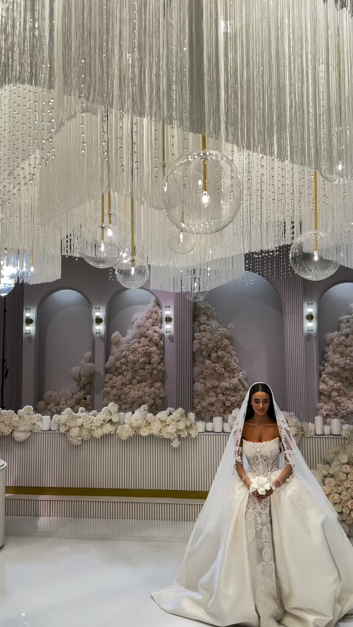 Arabic Lace Saudi Ball Gown Wedding Dress For Bride Strapless Pearls Satin Wedding Dresses Ruffle Dubai R Bridal Gowns Plus Size