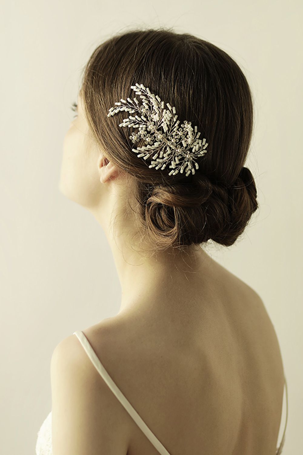 BMbridal Elegant Alloy Imitation Pearls Special Occasion Combs-Barrettes Headpiece with Rhinestone-BMbridal