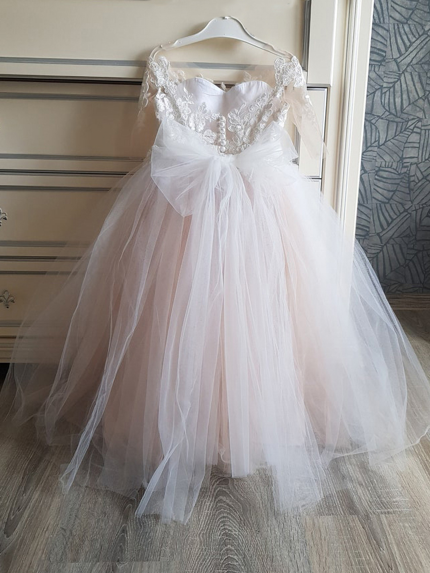 Lovely Cap Sleeves Princess Flower Girl Dress-BMbridal