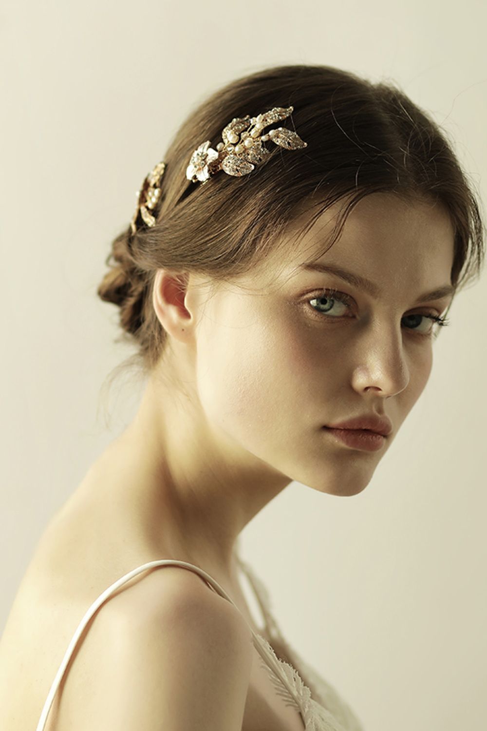 BMbridal Beautiful Alloy Rhinestone Party Combs-Barrettes Headpiece with Imitation Pearls-BMbridal