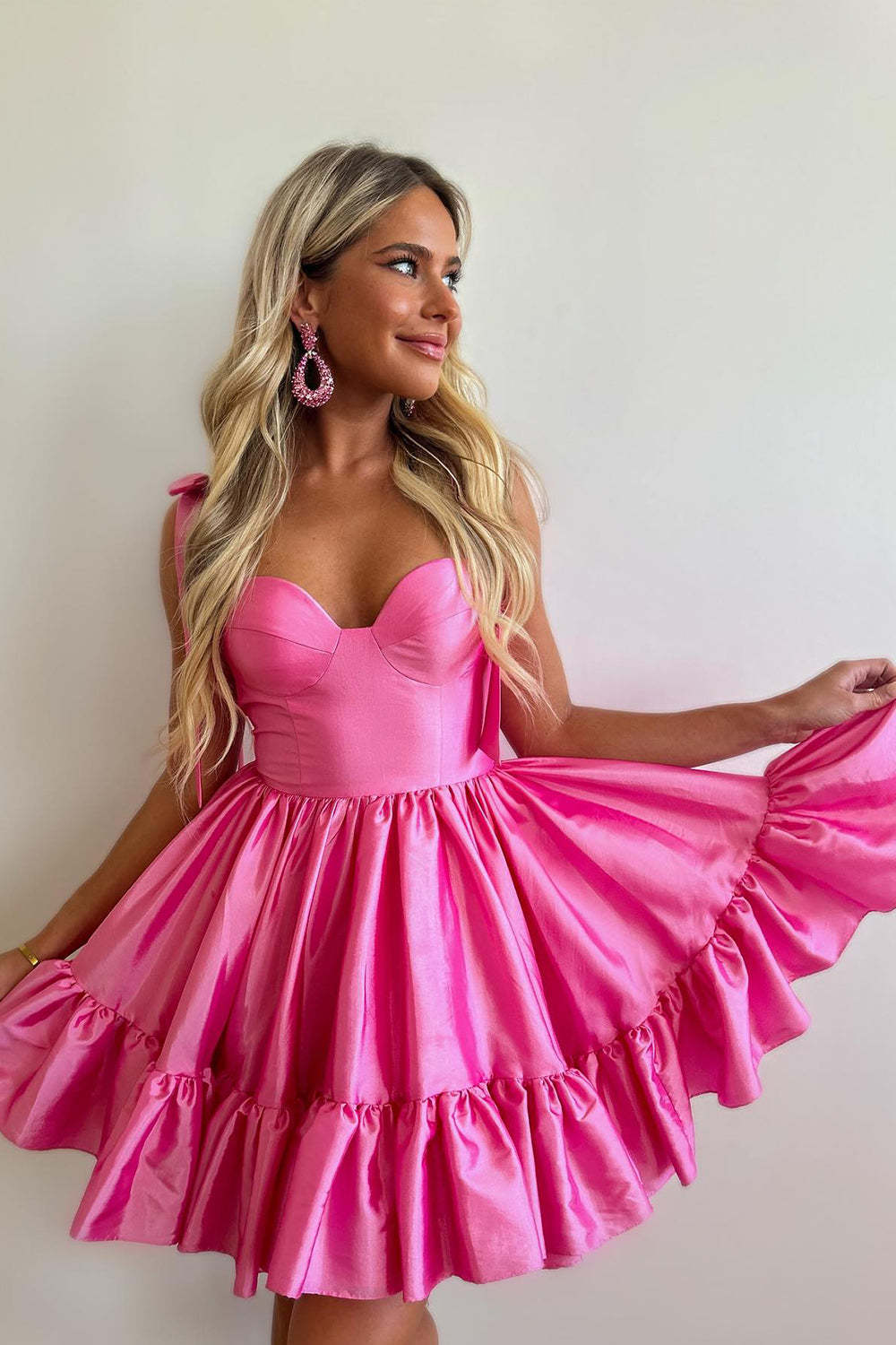 Simple Green Corset A-Line Ruched Short Homecoming Dress