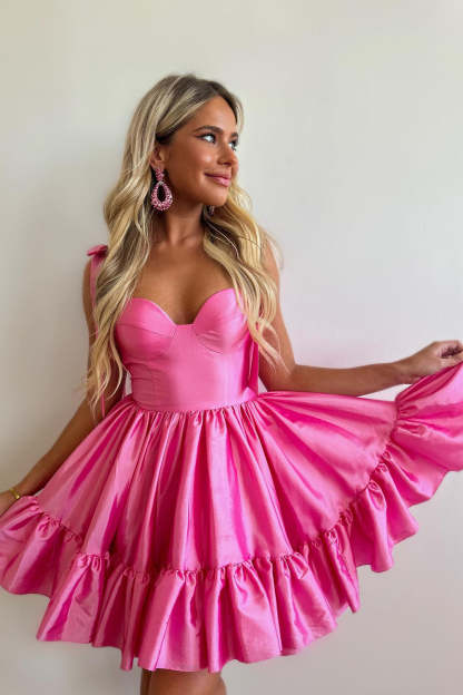 Simple Green Corset A-Line Ruched Short Homecoming Dress