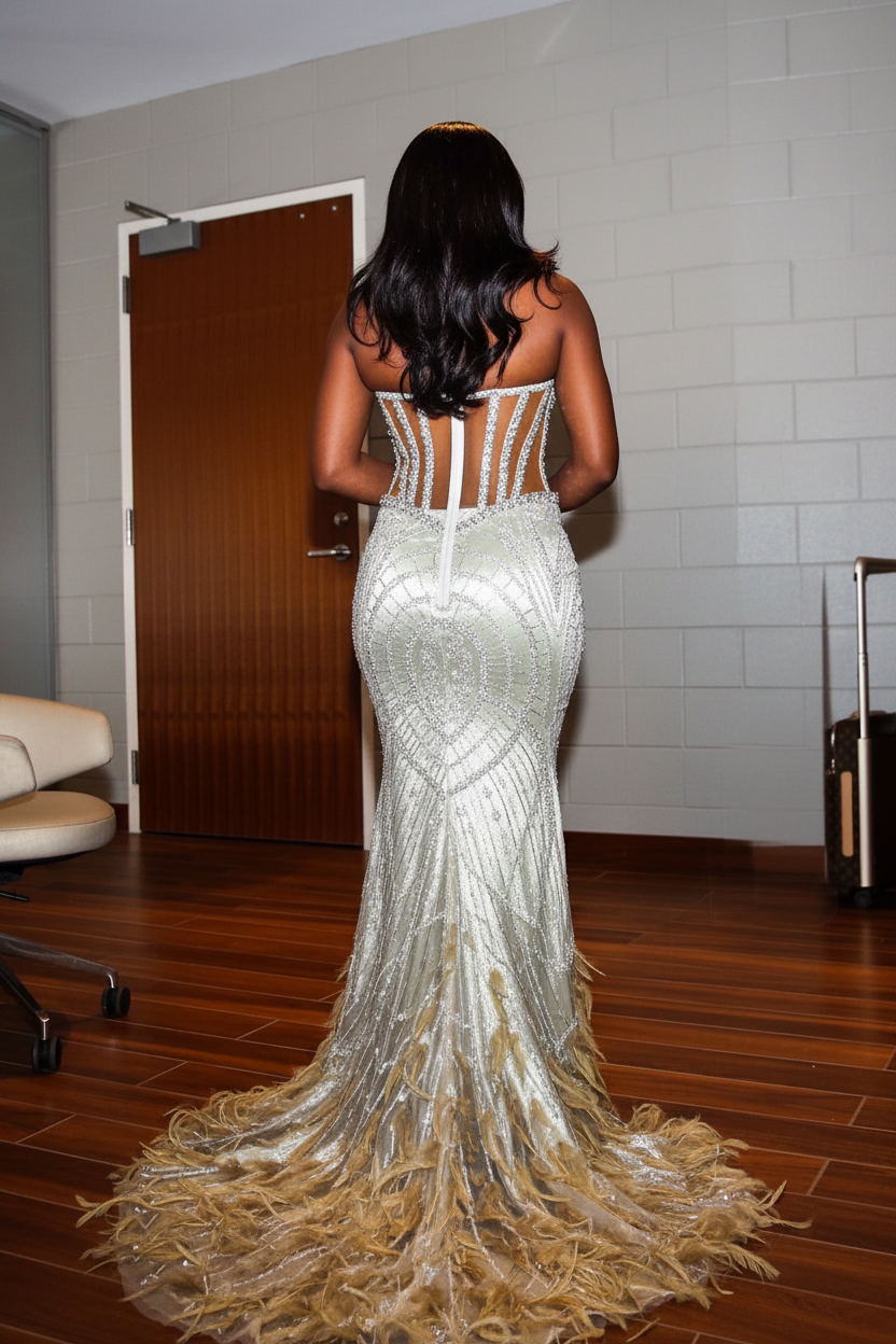 The Silver Goddess - Back View