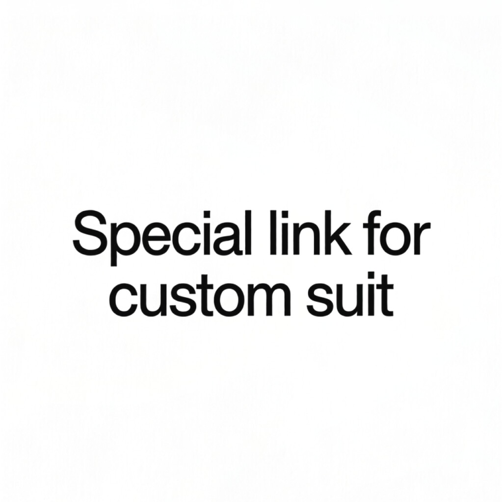 Special link for custom suit