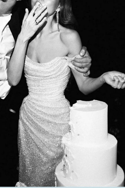 Mermaid / Trumpet Wedding Dresses Sparkle & Shine Dress Wedding Party-BMbridal.com