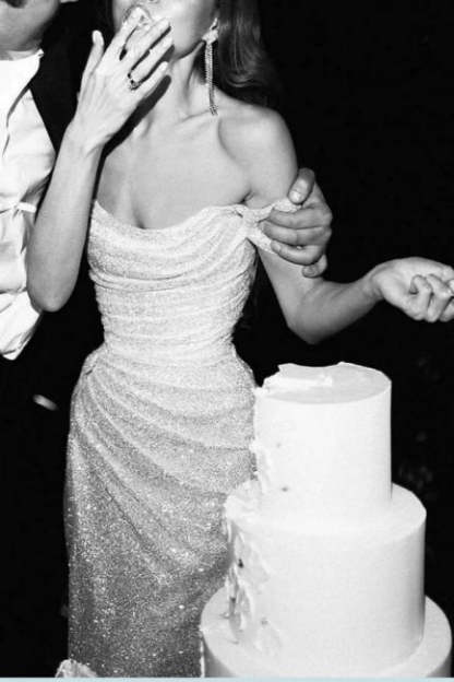 Mermaid / Trumpet Wedding Dresses Sparkle & Shine Dress Wedding Party-BMbridal.com