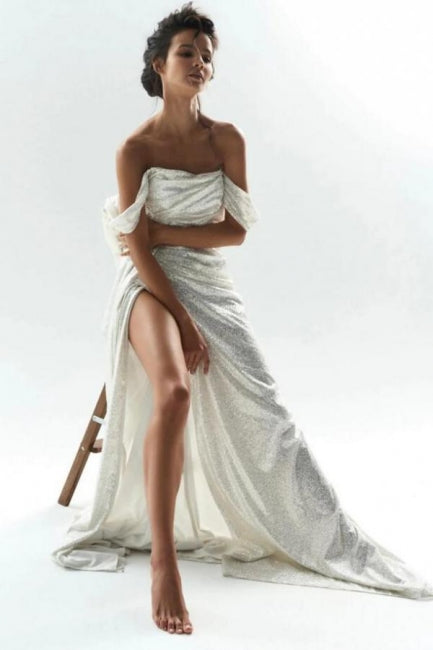 Mermaid / Trumpet Wedding Dresses Sparkle & Shine Dress Wedding Party-BMbridal.com