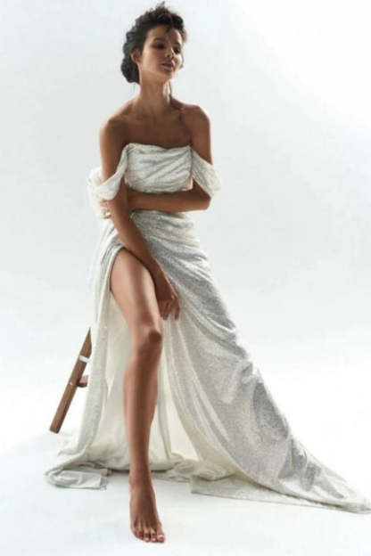Mermaid / Trumpet Wedding Dresses Sparkle & Shine Dress Wedding Party-BMbridal.com